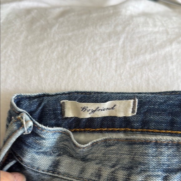 Denim & Supply Ralph Lauren Boyfriend Blue Jeans with Distressed Details - Picture 7 of 8